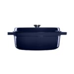 Casseruola in ghisa 4,7 Lt. Blu Grand Feu - immagine 2