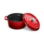 Casseruola in ghisa 4,7 Lt. Rossa Grand Feu - immagine 3