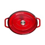 Pentola Ovale 5,6 Lt. Rossa Grand Feu - immagine 4