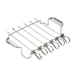 Set spiedini con supporto in acciaio inox